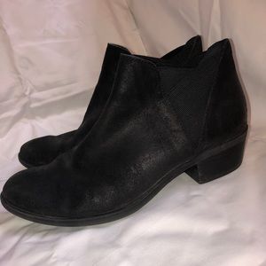 Lucky Brand Black Leather Ankle Boots